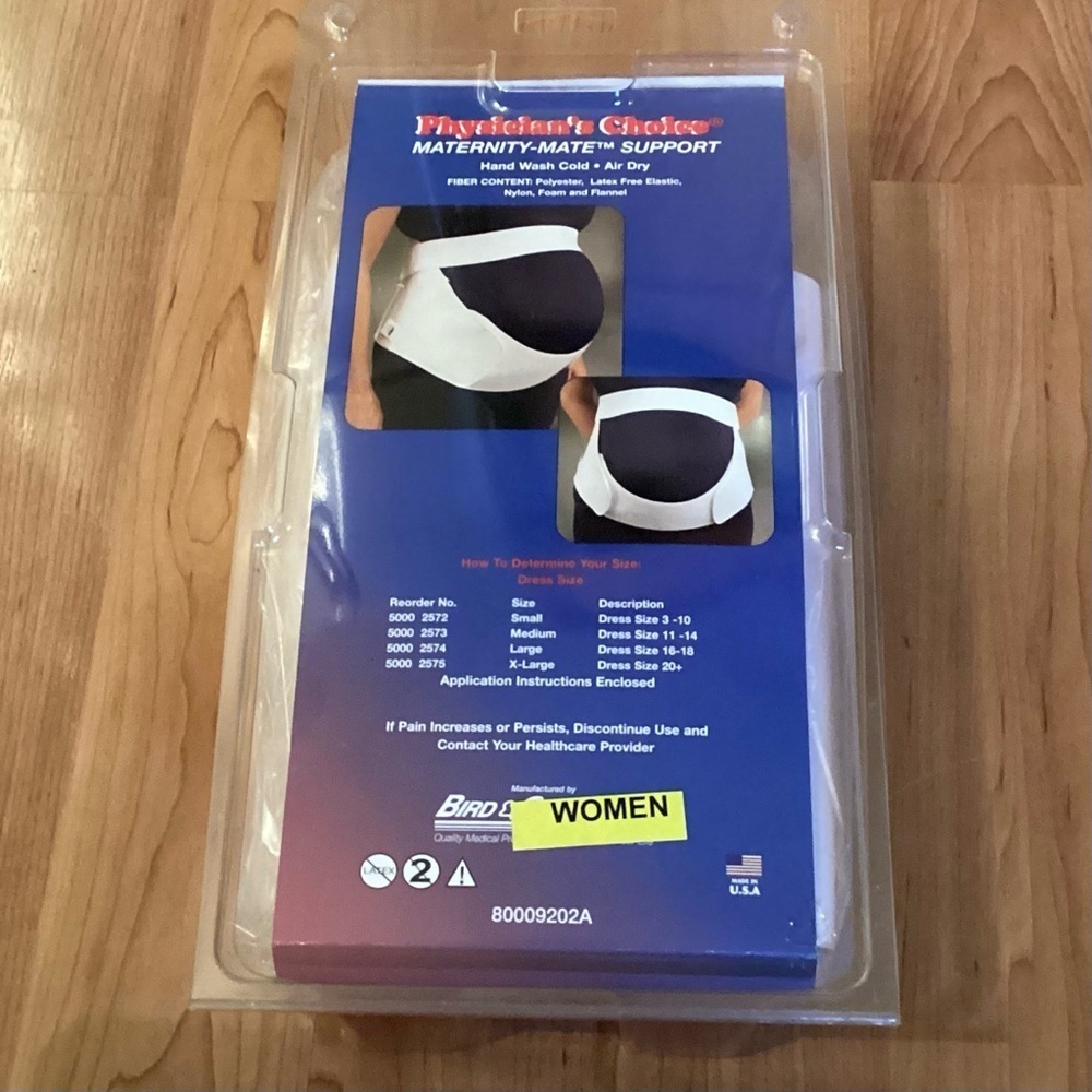 Bird & Cronin Maternity Mate Belly Support Belt, NEW Size Large Latex Free - Picture 2 of 8